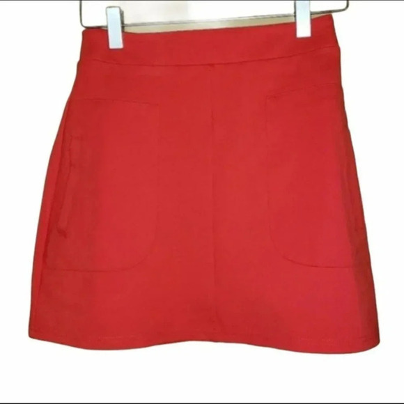 Forever 21 2 Valentine red stretch‎ mini skirt - Picture 1 of 5